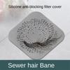Shower Drain Plug Hair Catcher Stopper Kitchen Sink Strainer Sewer Silicone Bathroom Floor Bathtub Water Filter Home Accessories