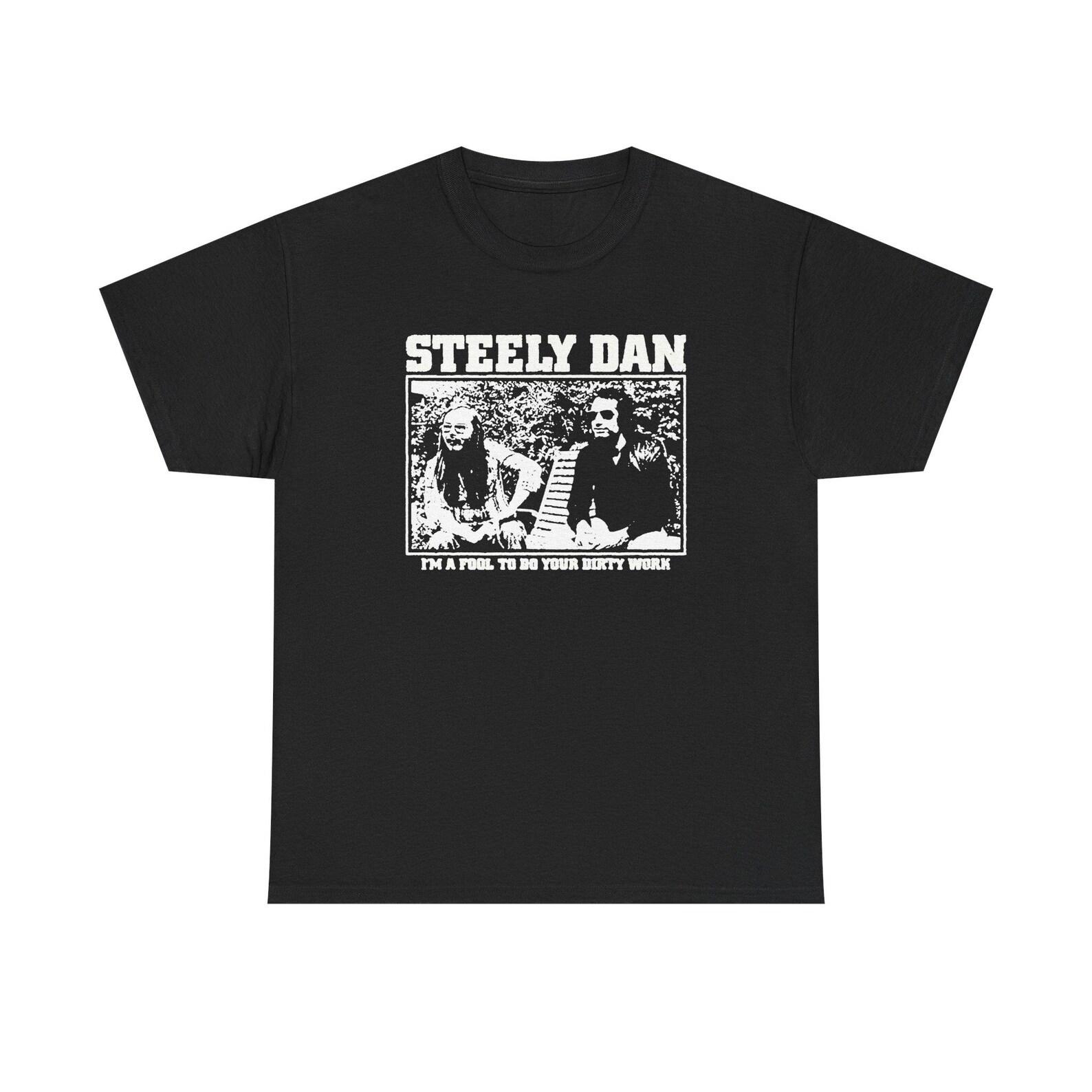 Steely Dan Vintage Rock Band Shirt 70s Jazz Rock Tee Unisex Retro Graphic T Shirt Gift for Classic Rock Fans 100
