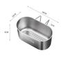 Sus304 Stainless Steel Sink Drain Basket Dual Installation Rustproof Design For Kitchen Vegetable Fruit Washing And Storage