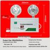 LED Emergency Evacuation Twin Head Light