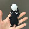 3D Printed Mini Vase Cat Design Fridge Magnet Cat Whisker Collector Ornaments Adhesive & Magnetic Home Office Decor Memorial Box