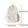Koreanische Version Nylon Blumenrucksack Schule Blume Mode Rucksack Junior High School Rucksack Reisetasche