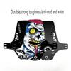 ENLEE Mountain Bike Fender, Carbon Fiber Grain Color DH Downhill Mountain Bike Saddle Universal Mud Removal Tile