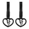 Broken Heart Car Steering Wheel Rear Bumper Warning Car Drift Car Interior Exterior for Black [PATIKIL] Strap, 2-Pack, Ring, Handrail, Decoration,