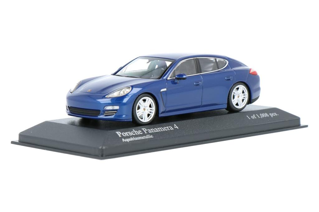 MINICHAMPS Scale Porsche Panamera 4 2011 Blue Metallic 1/43
