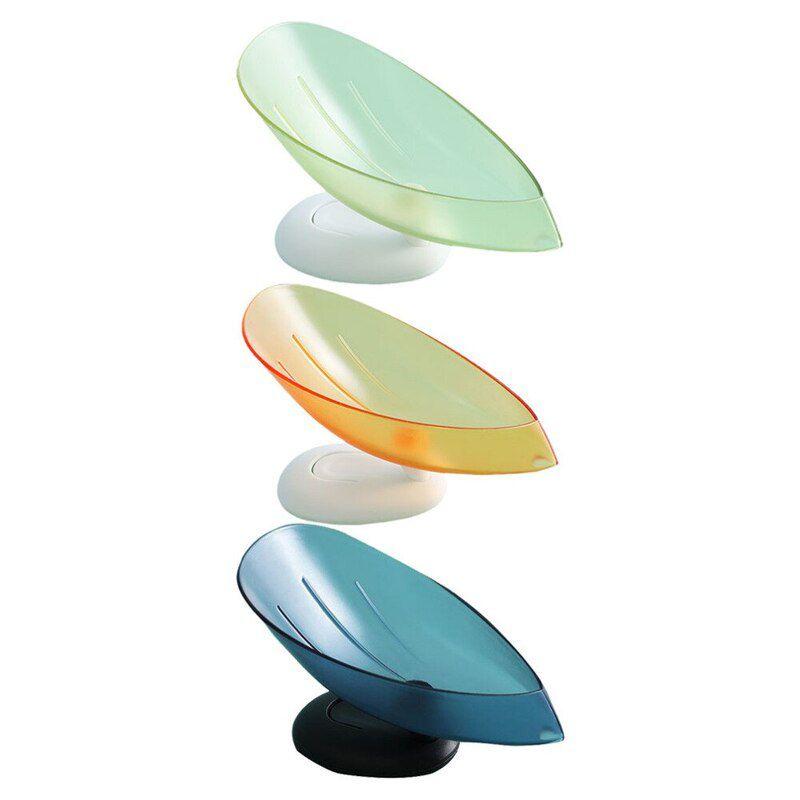 Elegant Lotus Leaf Soap Holder With Stable Suction Cup For Bathroom And Kitchen Use