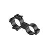 Hot  Rifle Clamp Tube Figure 8 Fixing Dual Rings Mount with Picatinny Rail Glock Pistol Sight Scope Flashlight Ar 15 Accessories