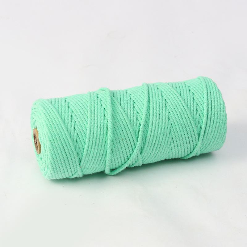 4mm 300m Colored Hand-Woven Cotton Rope for DIY Tapestry and Ornaments