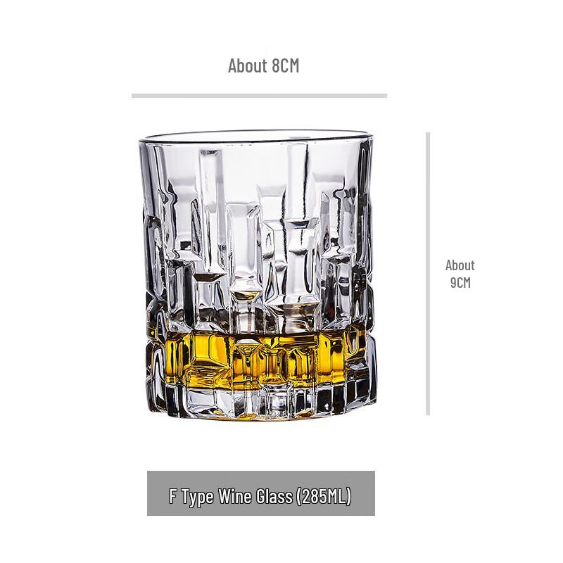 SW Classical Crystal Glass Whiskey & Spirits Tumblers