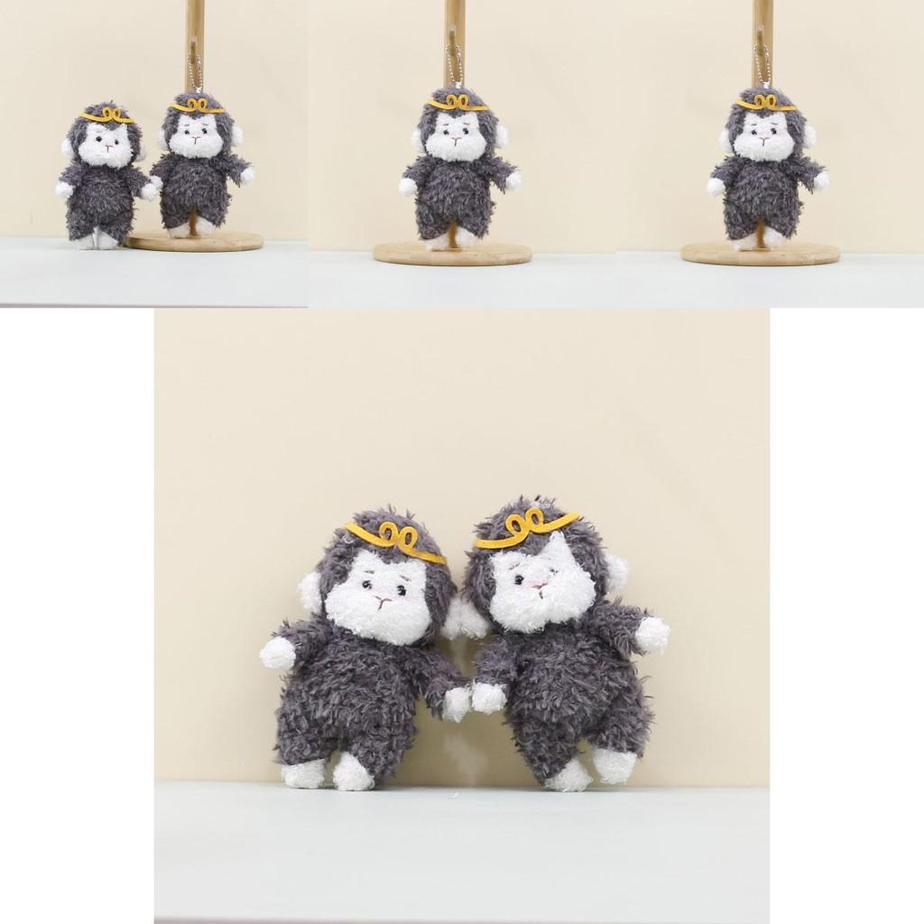 Adorable Cute Monkey Plush Toy Keychain Doll For Bags And Backpacks 16cm Size