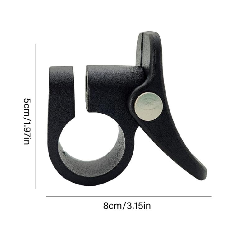 Contact Lock Hook Replacement Part for Electric Ride, Metal Repair Piece with 8.5 Size Form, Single Hook Pack, and Lock Area Use Form