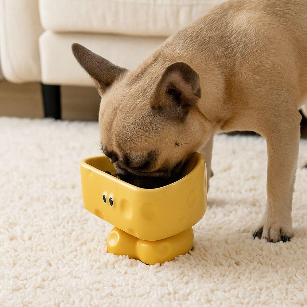 Large Capacity Pet Water Food Bowl Cartoon Anti-ant Cat Bowl Cute Slow Eating Bowl Multi-Pet
