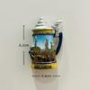 Belgium Brussels Antwerp Resin Fridge Magnet Stickers Travel Souvenir Gift Landscape Refrigerator Magnet Home Kitchen Decor