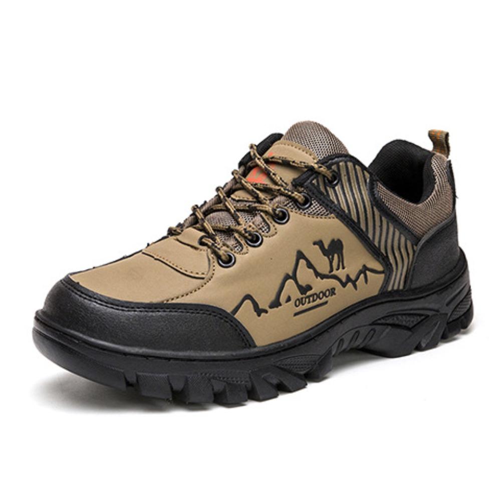 JMXD Men’s Outdoor Hiking Shoes Spring Autumn Wear Resistant Trekking Sneakers Comfortable Casual Sport Trail Running Shoes Durable Walking Footwear
