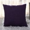 Pillow Case Home Decoration Salon Cushion Cover 50X50 Solid Pillowcase with Zipper Cotton Linen for Sofa Car Chair 45x45 40X40