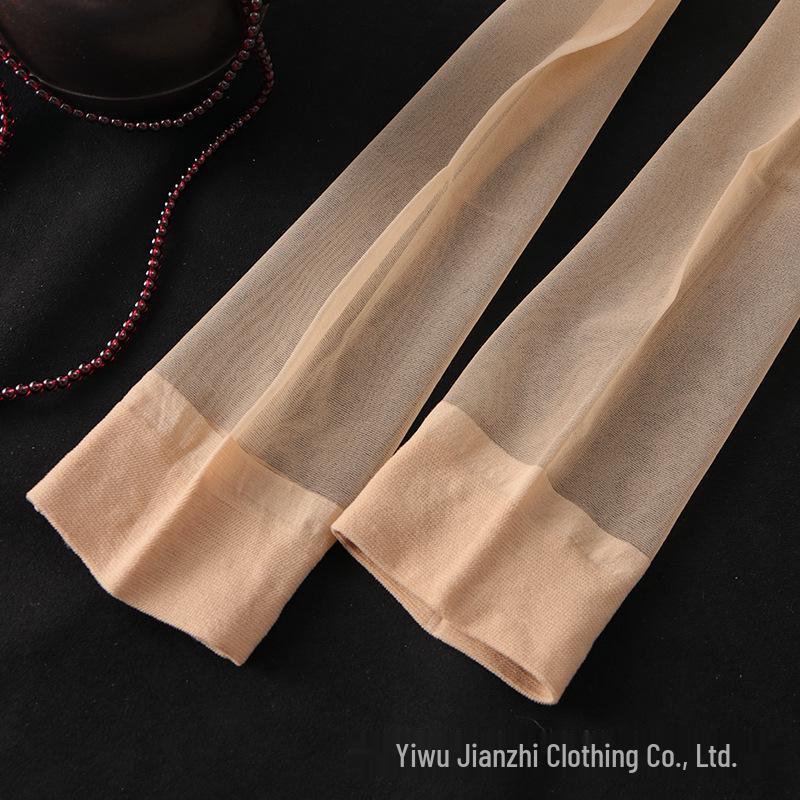 Women s Anti-Snag Transparent Mid-Calf Stockings - Thin, Flesh-Colored, Non-Slip, Summer Calf Socks Boxed