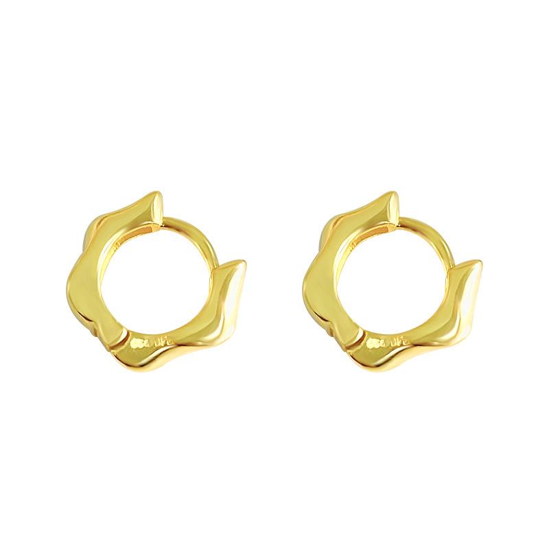 Simple Mobius Ring Earbuds for Women High-end Niche Design Earrings