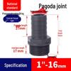 UPVC Pagoda Quick Connect Hose Reducing Fitting - Straight Male Thread (PVC-U)