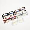 66016 New Anti-Blue Flat Mirror 2024 Oval Plain Makeup Thin Glasses Frame Internet Celebrity Street Shot Glasses