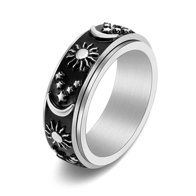 

[ZAKAKA] ring men s stainless ring fashion accessories present (23, black)
