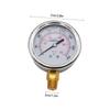 Oil Pressure Gauge Stainless Steel Construction for Water Gas Pressure Meters
