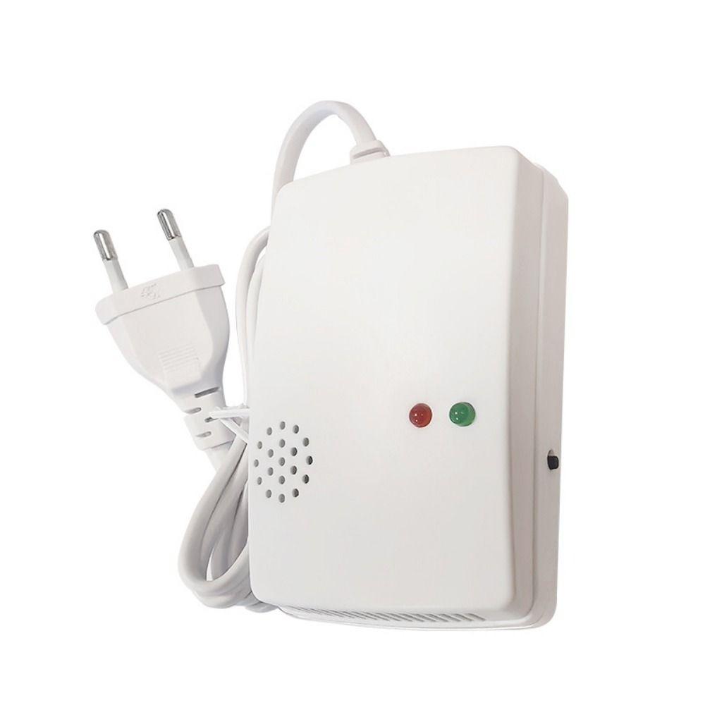 Wall Mounted Combustible Gas Leak Alarm Compact Natural Gas Alarm Sensor Home Security