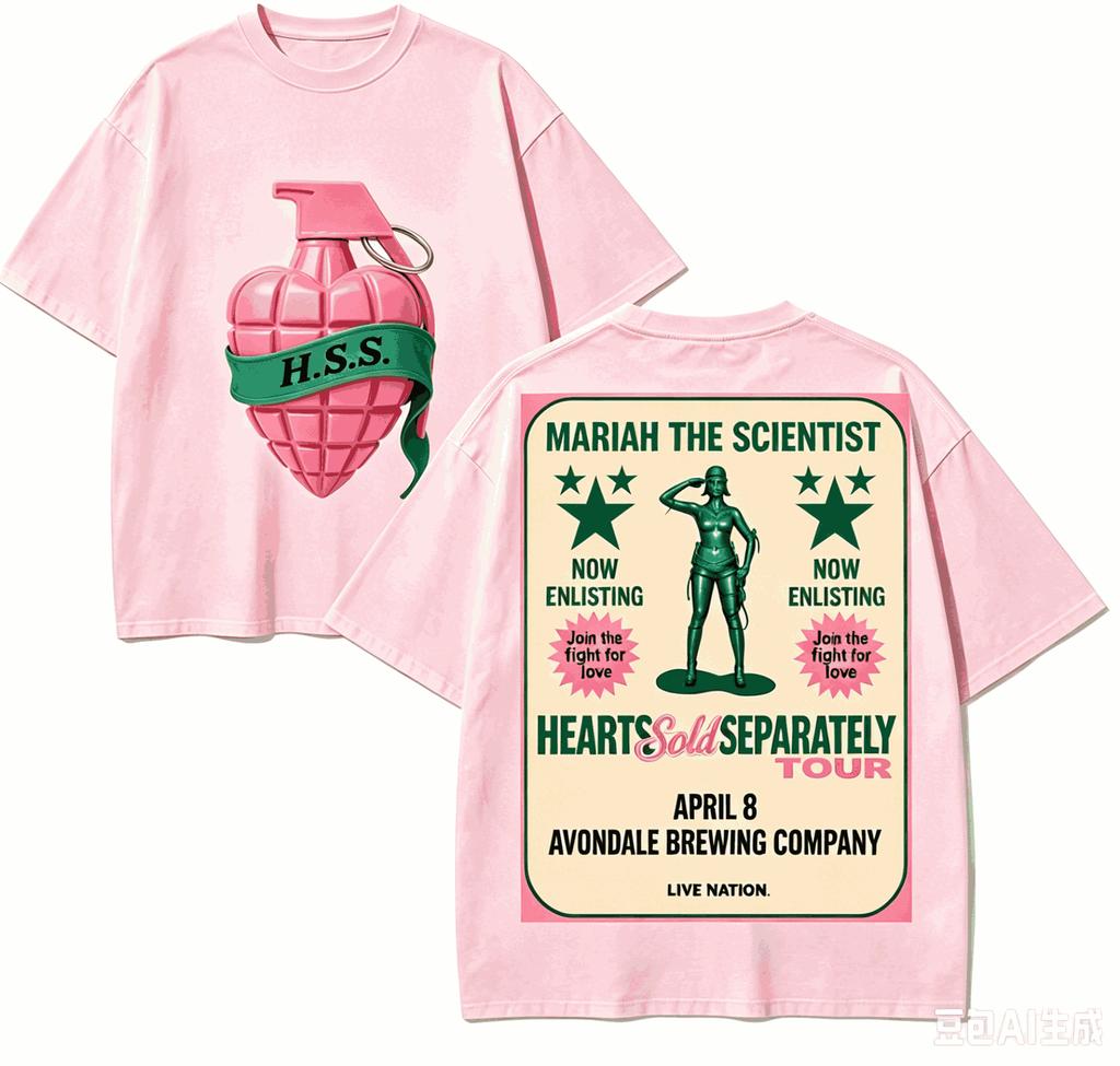 Mariah The Scientist Für Fan Geschenk T-Shirt Unisex Unisex Harajuku Oversized Unisex Kurzarm Streetwear Hohe Qualität Paare Weich