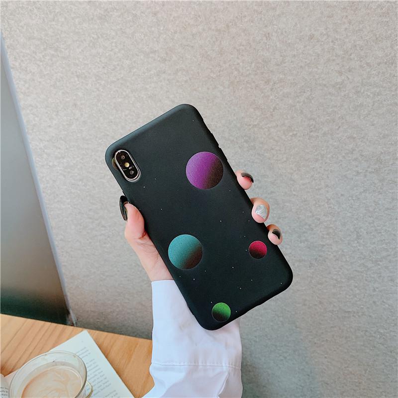 Black Hard PC Lovers Space Planet Phone Case Cover For iphone Xs Max 6s 7 8 Plus Black Hard PC Lovers Space Planet Phone Case Cover For iphone Xs Max 6s 7 8 Plus