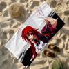 Anime High School D-dxdS Towel Soft Lightweight Anti-Sand Large Beach Towel Quick-Drying Bath Sports Family