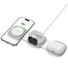 Tech-Protect Qi15W-A32 3In1 Magnetisches Magsafe Wireless Ladegerät Grau