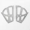 Rotating Shoe Rack Hardware, 2 Tier, Metal, Flip Cabinet Fittings, Easy Installation, Entryway