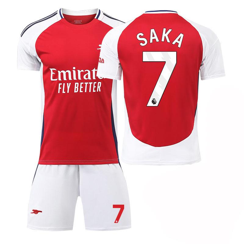 2425 Arsenal Home Jerseys 7 Saca 8 Erdecaux 9 Jesus Children s Adult Jerseys Football Jerseys Set 16