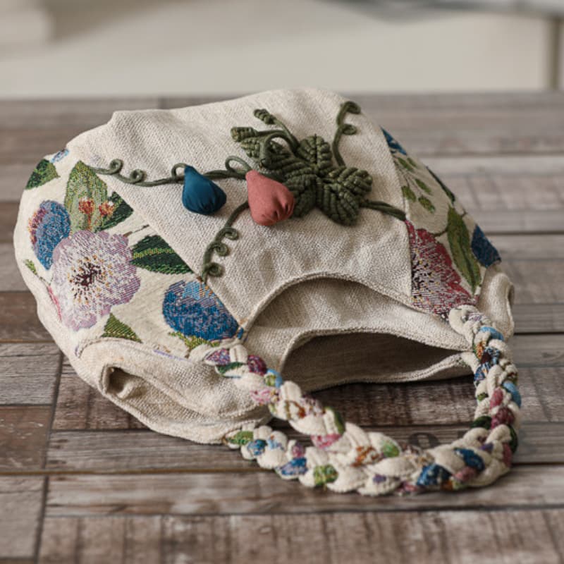 Bohemian Handmade Flower Handbag