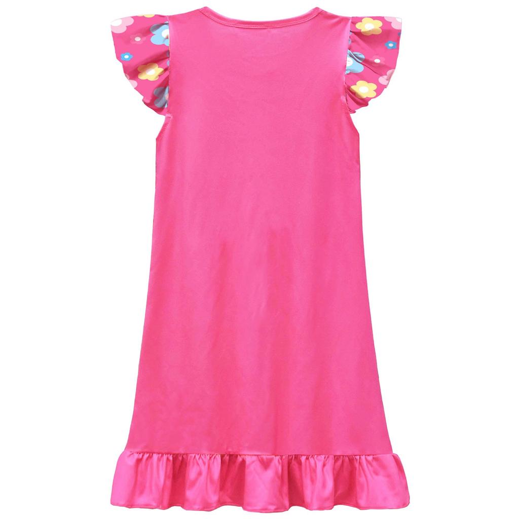 Nuovo vestito casual a girocollo con maniche a pipistrello, capibara, per bambini di mezza età e più grandi, pigiama