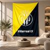 Decorative Tapestry,Villarreal FC Printed Wall Art, Lightweight Wall Hanging For Bedroom Background