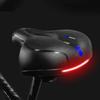 MTB Bicycle Seat Breathable Big Butt Bike Seat Shock Absorbing Touring Saddle Comfortable Bicycle Saddle for Ridng Mountain Bike