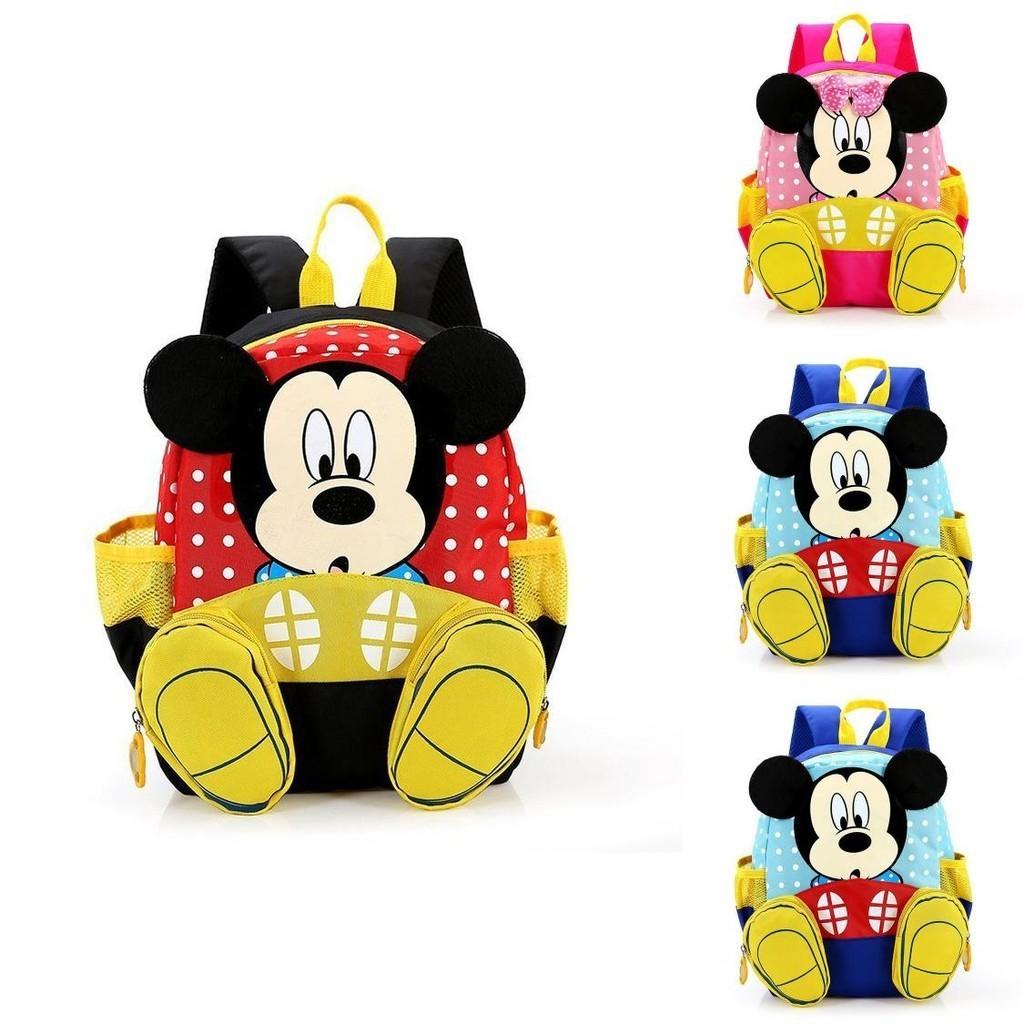 Cute Cartoon Backpack For Toddlers Nylon Lightweight Preschool Bag For Kids Boys And Girls Ages 2-5