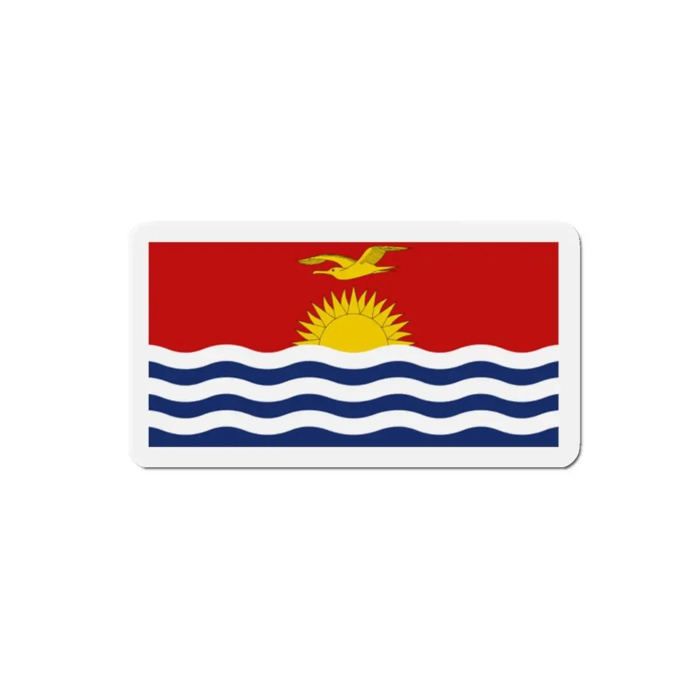 Aimant Drapeau Kiribati - Multicolore - 9 cm - 50 pièces - Résine synthétique - Mixte