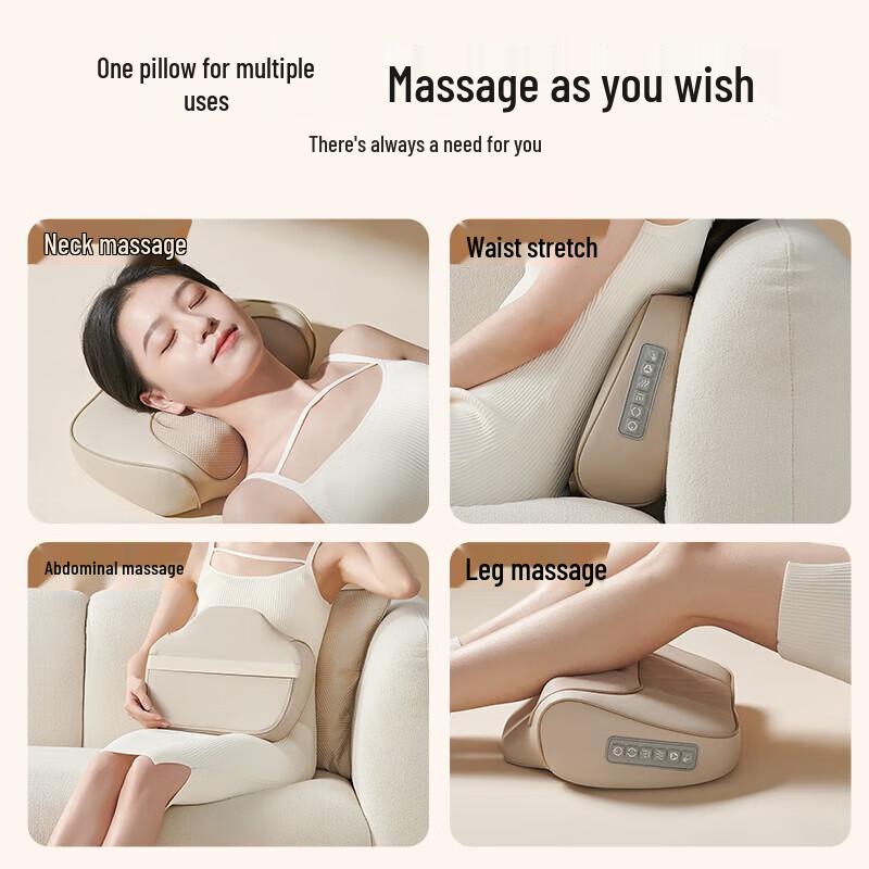 AUX Kneading Massage Cushion for Back and Waist