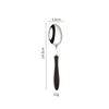 304 Stainless Steel Western Tableware Knife Fork Spoon Dessert Fork Spoon Solid Wood Handle Fork Spoon Steak Knife Restaurant