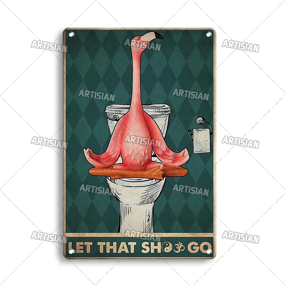 Artisian Toilet Metal Plaque Tin Sign Nice Butt Arse Sweet Cheeks Bathroom Washing Room Decorative Plate Wall Decor Garage Bar