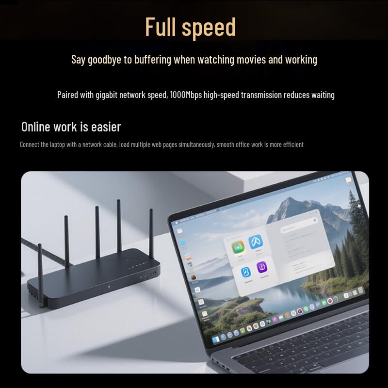 BIAZE CAT5E Gigabit Unshielded Ethernet Cable