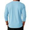 Men's Color Casual Long Sleeve Sleeve Top Casual Shirt Summer Shirt Blouse