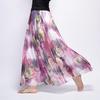 Bohemian Long Skirt Summer Retro Beach Skirt European and American New Style Printed Chiffon Skirt