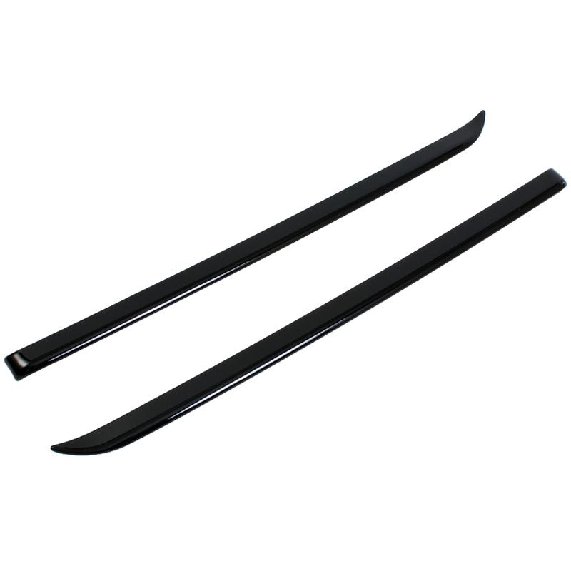 For Honda CRV CR-V  2024 Car Accessories ABS Plastic Glossy Black Exterior Front Apron Bumper Strips 2pcs