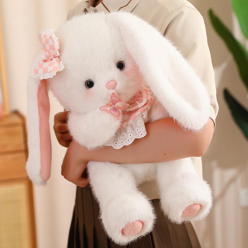 45/60cm Lovely Bunny Bear Cat Plushies Doll Fluffly Stuffed Animals Plush Toy Baby Appease Pillow Soft Home Decor Birthday Gift