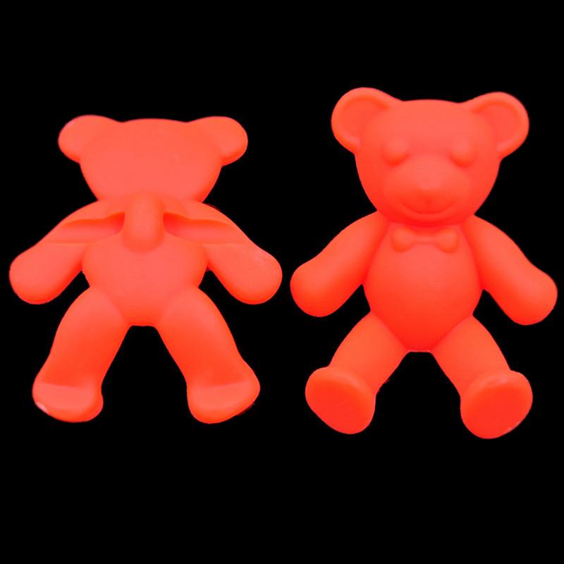 2 bucăți bijuterii colier brățară pandantiv culoare bomboane 33x30mm bricolaj pentru urs mat margele libere