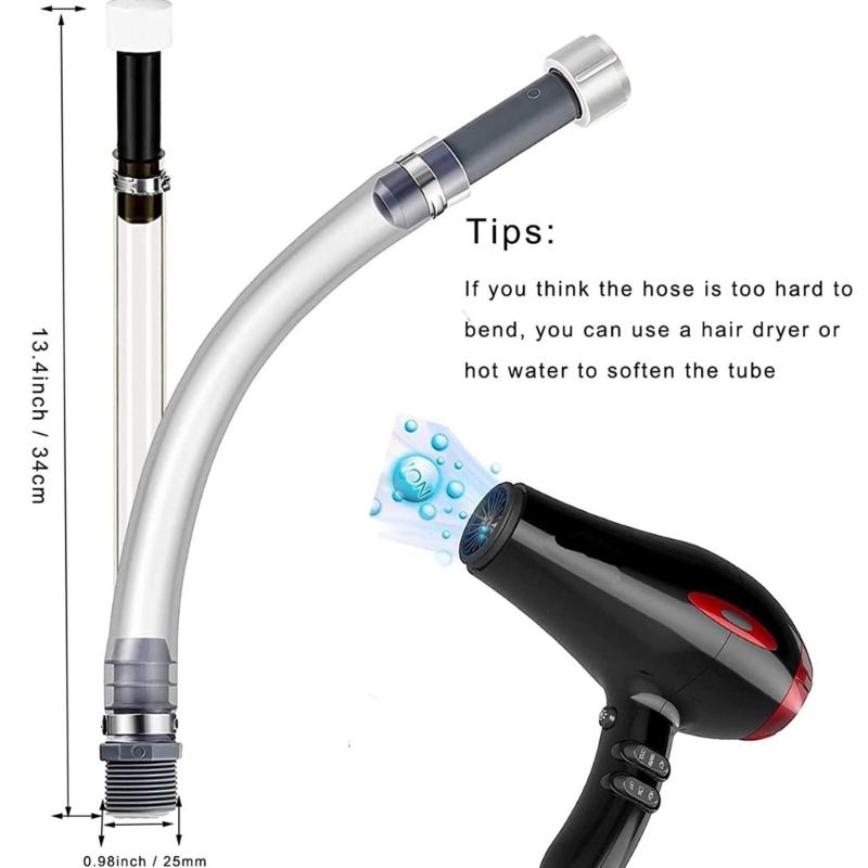 ATVs, Dirt Bikes Easy Pour Hose Jugs Refilling Hose With Tight Seal