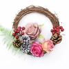 10cm/15cm/20cm Artificial Vine Frame Home Wedding Frstival Christmas Outdoor Garden Decora DIY Gift Wreath Hanging Ornament Prop