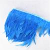 10Meters Leather Pink Rooster Neck Hackle Feather Trim Ribbon Pheasant Feathers Fringe For Crafts Plume Decoration Decor Plumas